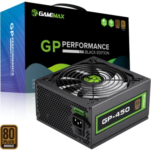 Gamemax Sursa PC Performance GP-450 80 Plus Bronze 450W Negru