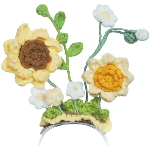 Loona Costum Tricotat Premium Sunflower pentru Robot Interactiv 6+ Ani