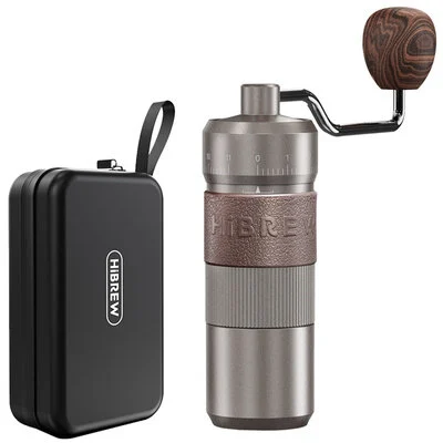 HiBREW Rasnita manuală de cafea G4B cu măcinare reglabilă