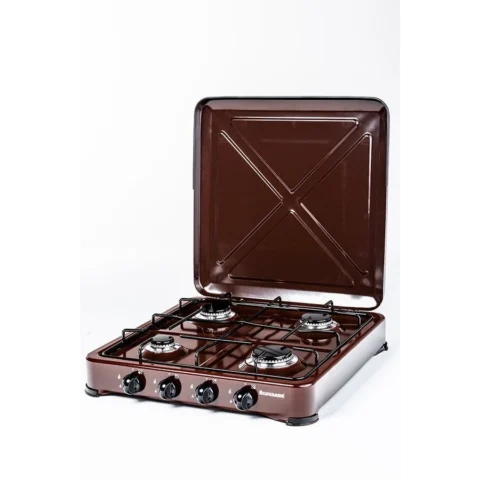 Ravanson Plita Gaz K-04BR 4 zone Maro