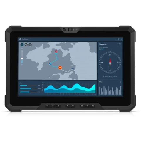 Dell Laptop Refurbished Latitude 7220 Rugged 11.6 inch FHD Intel Core i5-8365U 8GB 256GB SSD Windows 11 Home Black