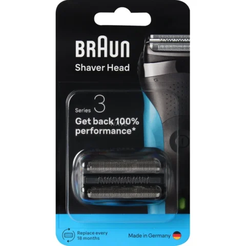Braun Aparat de ras Series 3 combo pack 21B, shaving head black