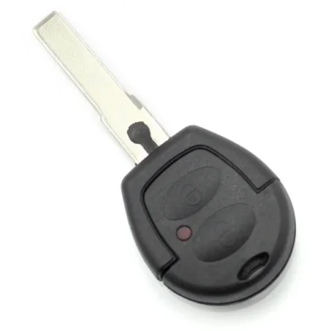 Carguard Carcasa pentru Cheie Volkswagen Golf cu 2 Butoane Negru