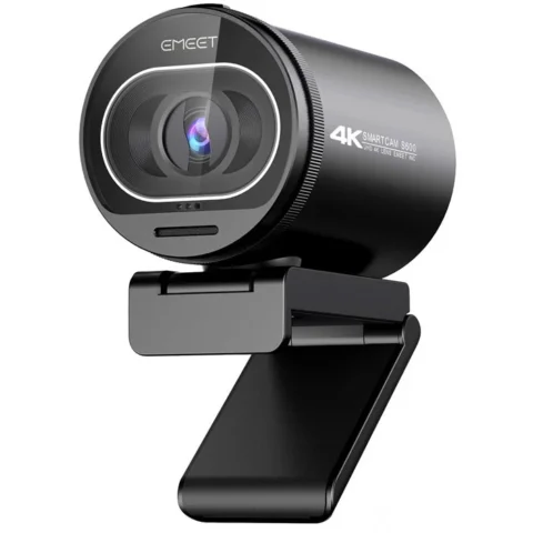 Emeet Camera Web SmartCam S600 Kit cu Trepied Rezolutie 4K UHD Negru