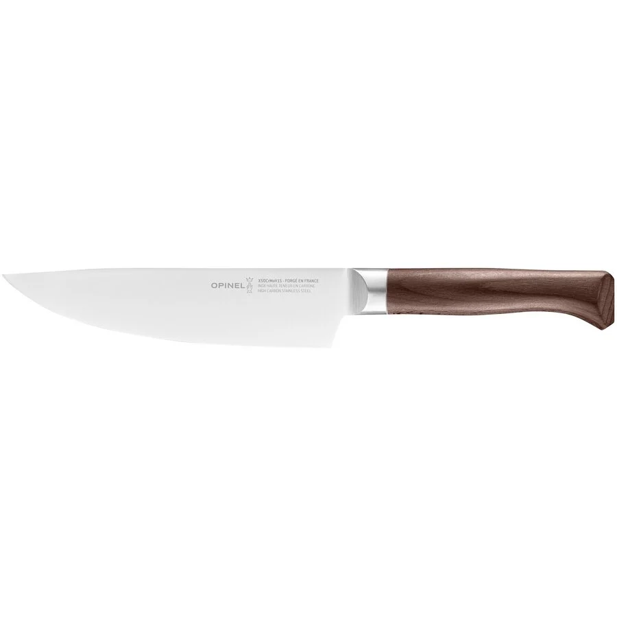 Opinel Cutitul Bucatarului Les Forges 1890 (002285) Lama 17CM Argintiu/Maro
