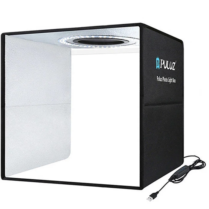 PULUZ Accesoriu Camera Video Actiune , LED-uri incorporate, 24-26lm, fundaluri multiple, fotografie/mini-filmulete de produs,30x30cm, Negru