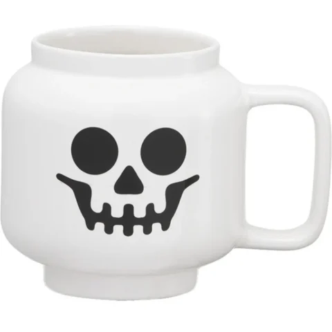 Room Copenhagen LEGO Ceramic Mug White Skeleton, Small (Grey-Green)