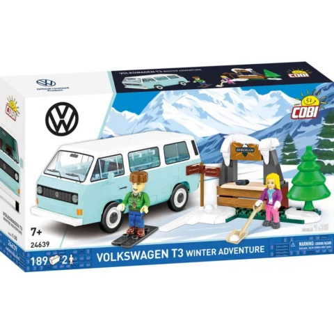 Cobi Set de Construit Volkswagen T3 Aventura de Iarna 189 Piese Varsta 7 Ani+ Multicolor