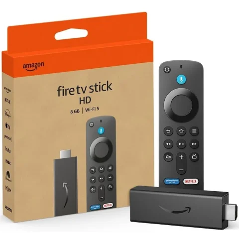 Amazon Media player Fire TV Stick HD (2024) Alexa Voice Remote Wi-Fi Negru