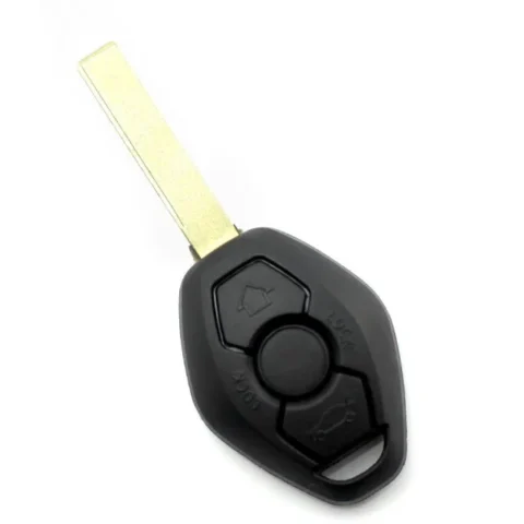 Carguard Carcasa pentru Cheie BMW cu 3 Butoane si Lama 2 Piste Negru