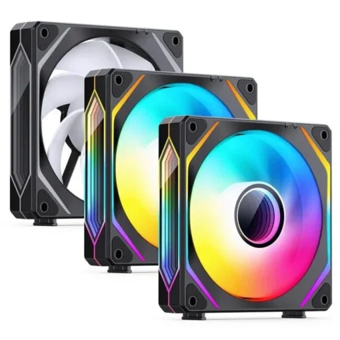 Jonsbo Ventilator ZL-120BR PWM ARGB 3Pack 120mm Negru