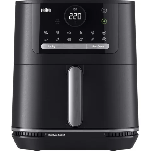 Braun Friteuza cu Aer Cald 2in1 MultiFry 5 HF 5054I Capacitate 6L 15 Programe Automate 2000W Negru