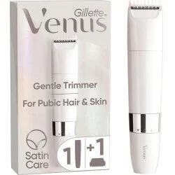 Braun Gillette Venus Gentle Intimate Trimmer, White Razor