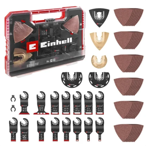 Einhell-KWB multi-tool set, 70 pieces, in XXL PLUS CASE (for multifunctional tools)