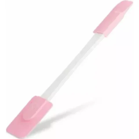 Family Spatula Silicon Dubla pentru Gatit si Copt Rezistenta Caldura 24.5cm Roz