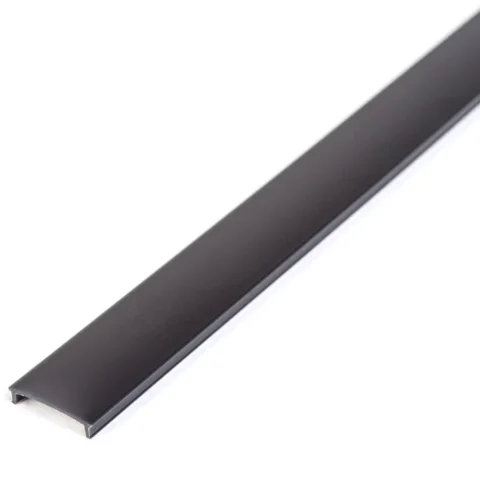 Phenom Capac Profil Aluminiu LED 2m Negru Difuzor Policarbonat pentru 41011A2 Negru