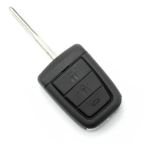 Carguard Carcasa pentru Cheie cu 3+1 Butoane CHEVROLET Negru