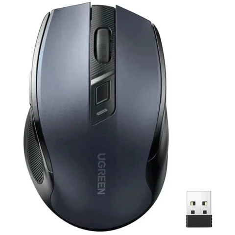 Mouse Wireless MU006 4000dpi 2.4GHz Baterie Negru