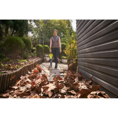 Ryobi Suflanta frunze ONE+ Cordless Leaf Blower RBL1820S40F, 18V (green/black, without battery and charger)