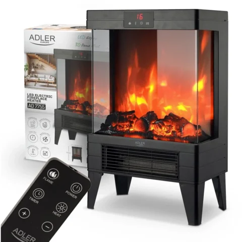 Adler Semineu Electric AD 7755 Efect Flacara 3D 2 Trepte de Putere 2000W Negru Adler Semineu Electric AD 7755 Efect Flacara 3D 2 Trepte de Putere 2000W Negru