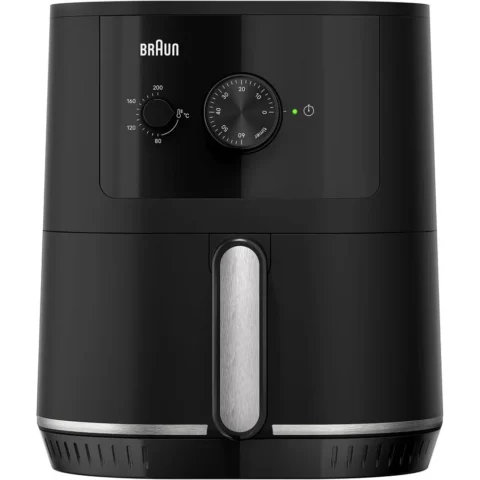 Braun Houshold Friteuza MultiFry 3 1500W Tehnologie RealAir Termostat 80-200°C Timer 60Min Negru Mat