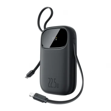 Baseus Baterie Externa EnerFill FC31 10000mAh 22.5W QC + PD 1 x Lightning – 1 x USB-A – 2 x USB-C Negru