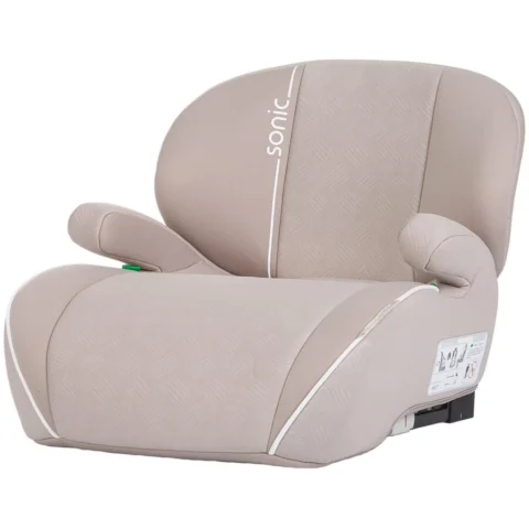 Chipolino Inaltator Auto Sonic I-Size 125-150 cm cu Sistem Isofix Testat ADAC Tiramisu