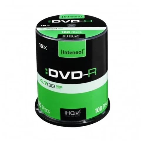 Intenso Mediu optic DVD-R 4.7 GB 16x 100 bucati