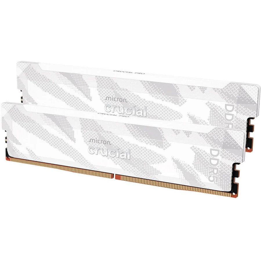 Memorie DDR5 – 32GB -6400 – CL – 32 (2x 16 GB) Dual Kit, White Memory, CP2K16G64C32U5W, Pro, INTEL XMP, AMD EXPO