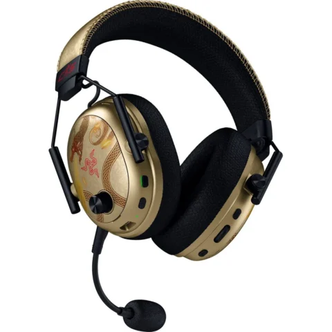 Razer Casti BlackShark V3 Pro – Counter Strike 2 Edition (beige/brown, ANC, 2.4 GHz dongle, Bluetooth, USB, 3.5 mm jack)