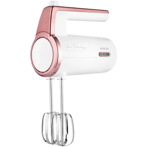 Sencor Mixer de Mana fara Fir S-SHM9000WH 3 Viteze Incarcare USB-C 50W Alb/Roz