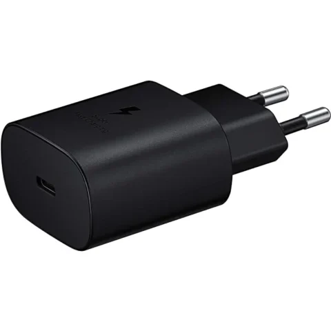 Samsung GPS Charger Adapter with Quick Charge Function EP-TA800N, Charger (black, USB Type-C, 25 W)