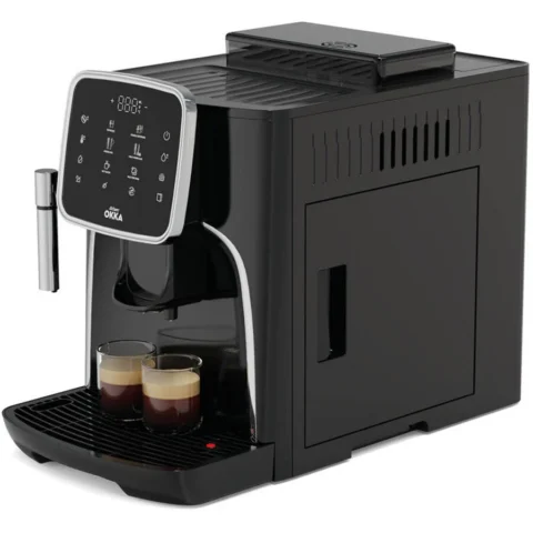 Arzum Espressor cafea Okka Espresso Pro, fully automatic coffee machine, black/chrome, 1450 watts