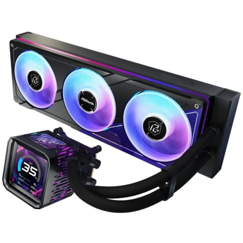 Asrock Cooler Procesor Phantom Gaming 360 LCD Cooling Negru