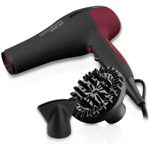 Taurus Uscator de Par Fashion Pro Sense 2000W negru / visiniu
