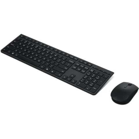 Lenovo Kit Tastatura si Mouse Professional Wireless Rechargeable Combo AI Layout US English Negru/Gri