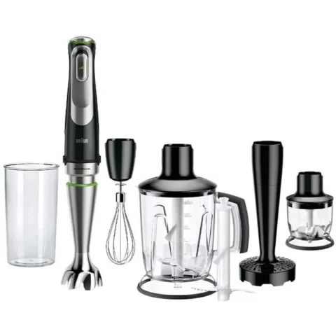 Braun Blender MultiQuick MQ 9187XLI, hand blender (stainless steel/black)