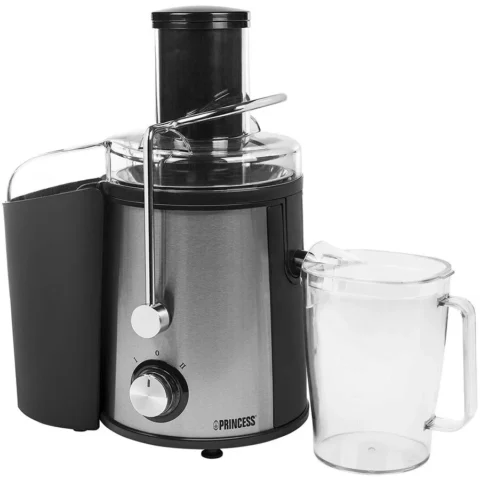 Princess Storcator de Fructe si Legume 203040 Recipient Pulpa 2.8L 700W Negru/Inox