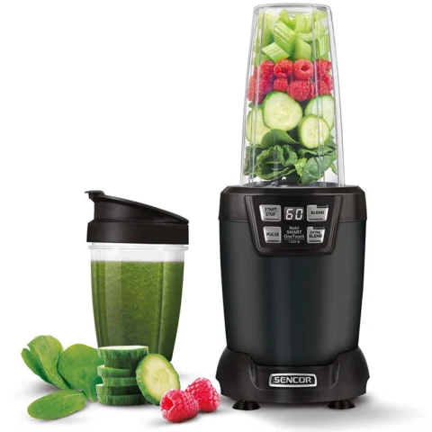 Sencor Blender Nutri Smoothie S-SNB6600BK 0.8 Litri + 1 Litru 1200W Black