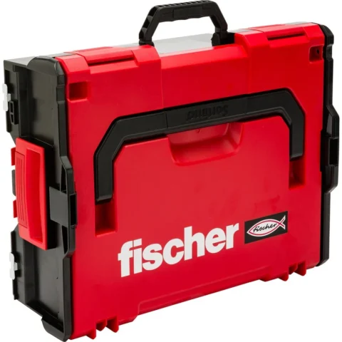 Fischer L-BOXX FLB 136, empty, toolbox red/black