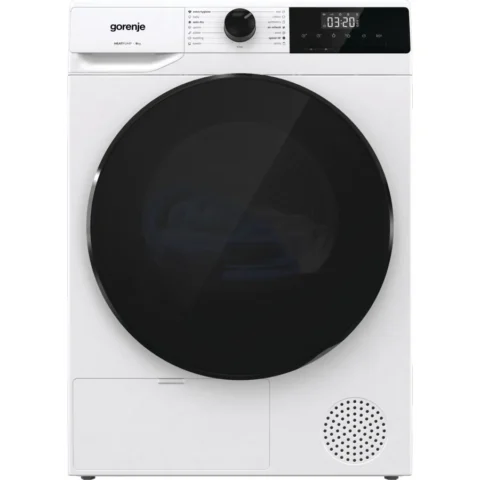 Gorenje Uscator de Rufe cu Pompa de Caldura DHNA92 Capacitate 9KG 15 Programe Clasa D Alb