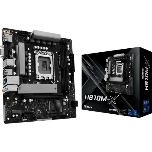 Asrock Placa de baza H810M-X Intel H810 Socket 1851 mATX