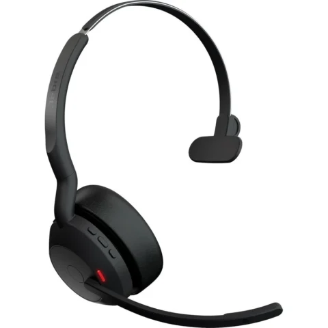 Jabra GPS Evolve2 55, Headset (black, mono, UC, USB-A, Link380a)