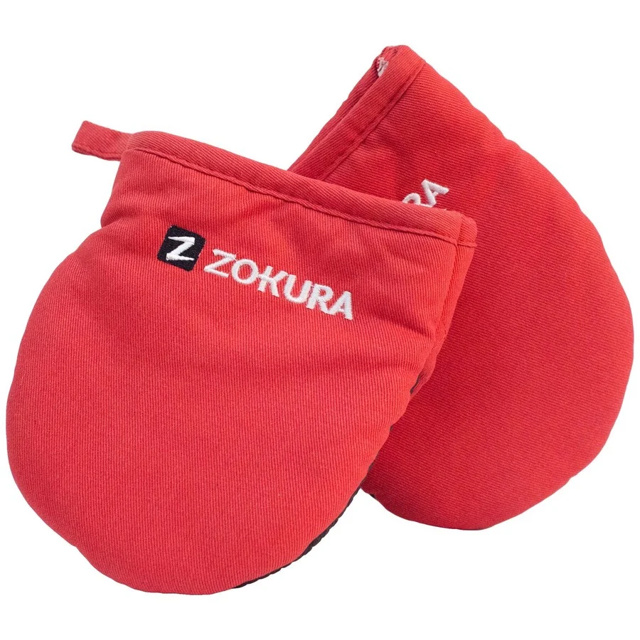 Zokura Set 2 manusi de bucatarie rosii