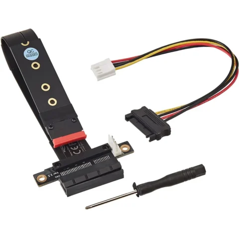 Delock Adaptor M.2 Key M PCIe x4 NVMe – + 20cm