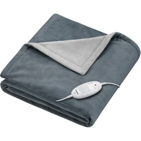 Beurer Incalzitor corporal Heated Blanket HD 75 Cosy Dark Grey, Electric Blanket (Dark Grey, 130 x 180 cm)