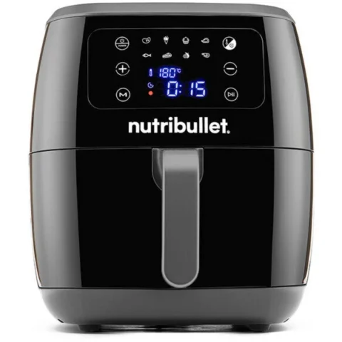 nutribullet Friteuza XXL Digital Air Fryer (black/silver, 1,800 watts, 7-liter basket)