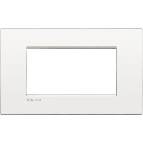 Rama ornament 3 module Bticino Living Light AIR LNC4803BN, alb pur