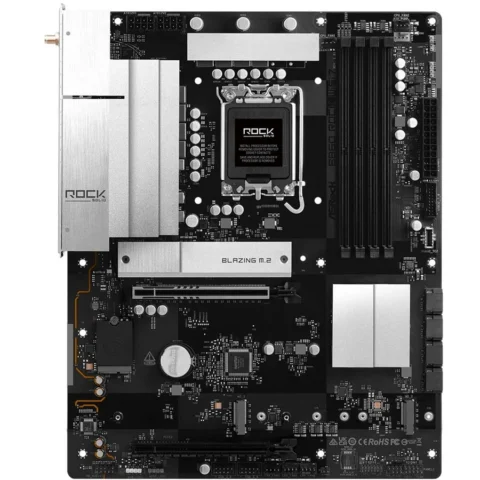 Asrock Placa de Baza B860 Rock WiFi 7 Intel B860 LGA 1851 ATX