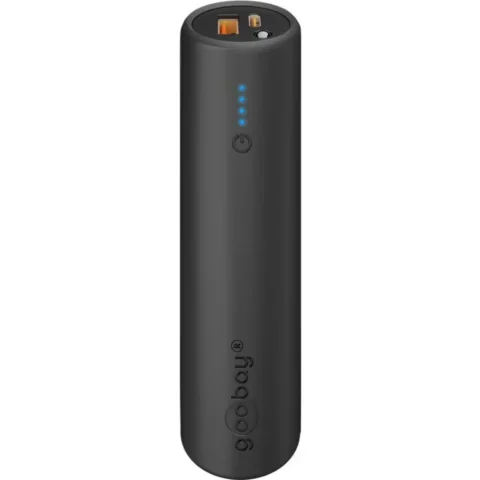 Goobay GPS Bike Power Bank 5.0 (black, 5,000 mAh, Power Delivery, Quick Charge)